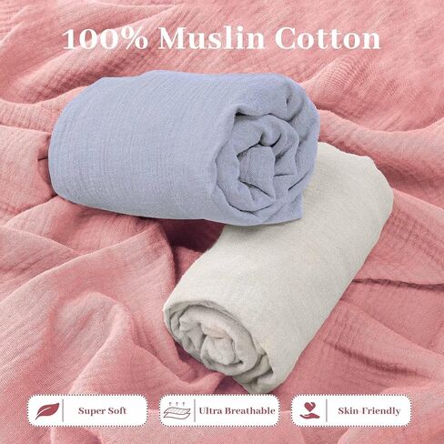 Muslin Changing Pad Cover, MomK!ds 3 Pack Changing Table Cover with Safety Straps Holes, Stretch Ultra Soft Diaper Changing Pad Sheets, Changing Table Sheets Fit 32"/34" x 16" Pads (Flamingo) in Saudi Arabia