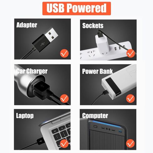 مروحة سيارة USB، مروحة مقعد السيارة للحيوانات الأليفة في المقعد الخلفي للأطفال، مروحة تبريد السيارة قابلة للدوران 360 درجة، مروحة مكتب محمولة للمركبات والشاحنات والشاحنات والقوارب والتخييم in Saudi Arabia