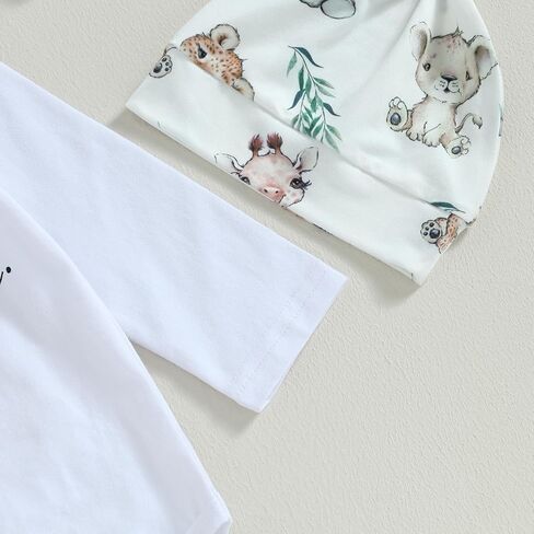 MERSARIPHY Hi I'm New Here Newborn Outfit Baby Boy Girl Going Home Hospital Clothes Letter Romper Pants Infant Clothing Set in Saudi Arabia