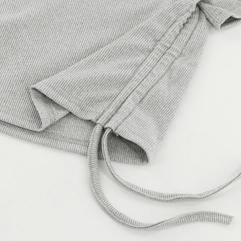 Toddler Baby Girls Summer Clothes Set - Solid Ribbed Knit Short Sleeve T-Shirts Tee & Flared Pants Sets 2T-7 Years in Kuwait