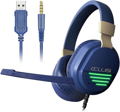 Gaming Headset with Microphone for PC PS4 PS5 Headset Noise Cancelling Gaming Headphones for Laptop Switch Xbox Headset in Saudi Arabia