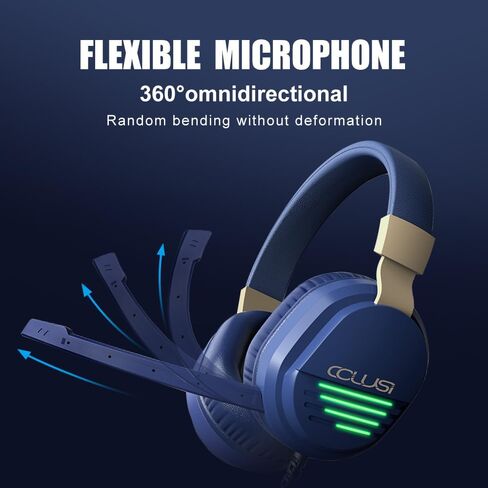 Gaming Headset with Microphone for PC PS4 PS5 Headset Noise Cancelling Gaming Headphones for Laptop Switch Xbox Headset in Saudi Arabia