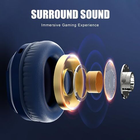 Gaming Headset with Microphone for PC PS4 PS5 Headset Noise Cancelling Gaming Headphones for Laptop Switch Xbox Headset in Saudi Arabia