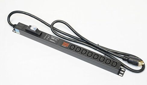 Cryptocurrency Mining PDU Metered 208/240V 30A, L6-30P Plug, 8 C13 Outlets, 6ft Cord, Overload Protection, 7.2kw in Saudi Arabia
