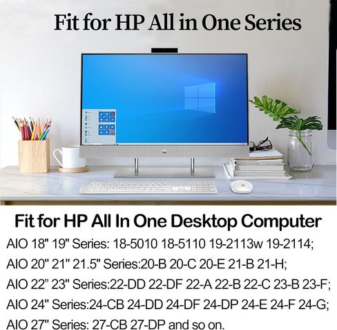 محول تيار متردد 90 وات 65 وات لجهاز HP الكل في واحد للكمبيوتر المكتبي سلك الطاقة - لجهاز كمبيوتر HP الكل في واحد 20 بوصة 22 بوصة 24 بوصة 27 بوصة 22-DD 24-CR 24-DP DF 27-CR 22-DD0224 24-CR0042 27-CR0082 in Saudi Arabia