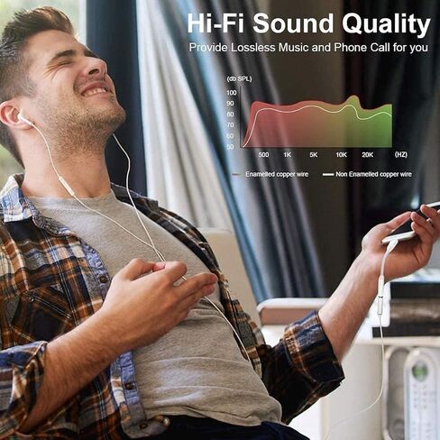 [Apple MFi Certified] Headphone Adapter for iPhone, 2 Pack Lightning to 3.5 mm Headphone Jack Aux Audio Converter Cable Dongle Adapter Compatible for iPhone 14 13 12 11 XS XR X 8 7, Support All iOS in Kuwait