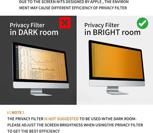 24 inch Computer Privacy Screen (16:9) - Matte Gold Security Shield - Date Protection for Desktop Computer Security – Anti-Glare, Anti-Scratch, 96% UV Blocks Screen Protector in Saudi Arabia