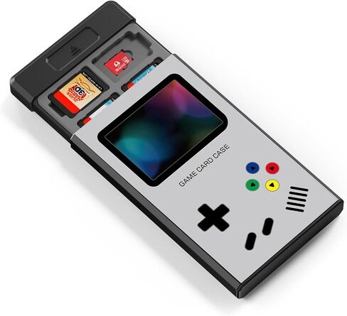 HEIYING Switch Game Card Case for Nintendo Switch/Switch OLED/Switch Lite Game Card or Micro SD Memory Card, Metal Switch Game Holder with 20 Game Card Slots and 20 Micro SD Card Slots. in Saudi Arabia