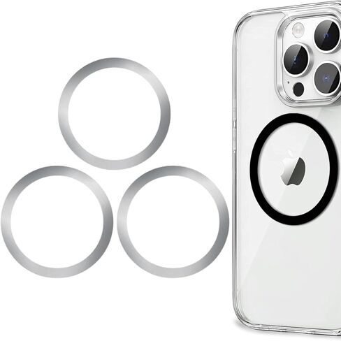 لوحة حلقية مغناطيسية عالمية مكونة من قطعتين متوافقة مع حامل الهاتف، تناسب iPhone 15 Pro Max وGalaxy S23/S22 والمزيد (لا تشتمل على الحامل) in Kuwait