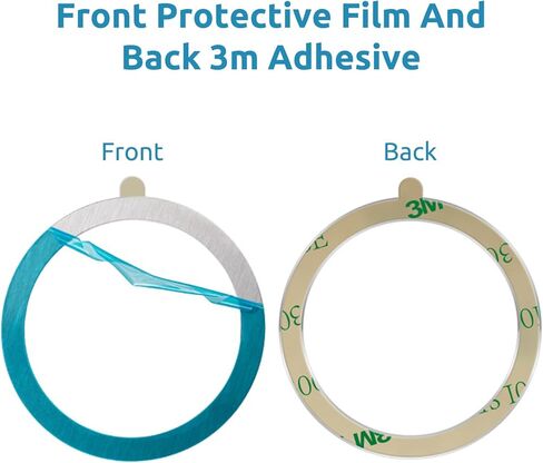 لوحة حلقية مغناطيسية عالمية مكونة من قطعتين متوافقة مع حامل الهاتف، تناسب iPhone 15 Pro Max وGalaxy S23/S22 والمزيد (لا تشتمل على الحامل) in Kuwait