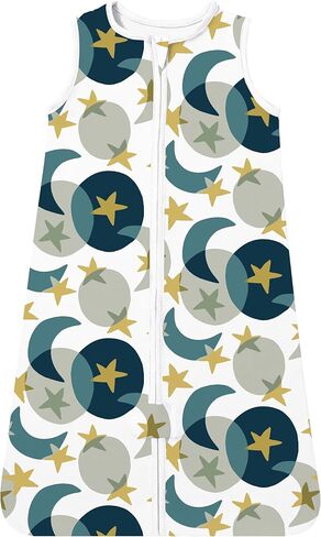 TotAha Toddler Sleep Sack 2T-3T-4T, 0.5 TOG Summer Light Star Sleeping Sacks, Soft Wearable Blanket Baby Sleep Bag with 2-way Zipper, X-Large in Saudi Arabia