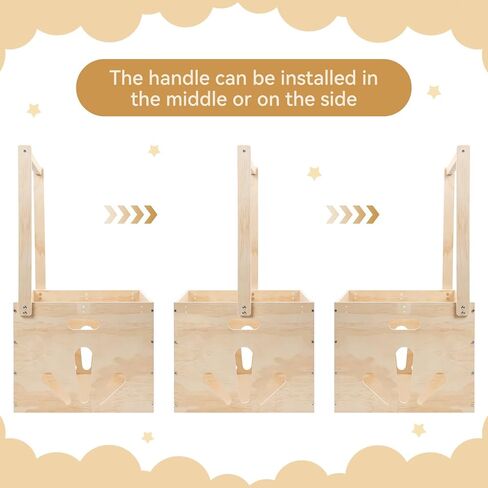خزانة قفص استحمام خشبي للأطفال، سلة هدايا ترحيب بالطفل مع مقبض، لافتة إعلان الطفل، شماعات أطفال على شكل إكليل حرف كبير، سلة مخصصة للأطفال للوالدين الجدد في الحمل in Kuwait