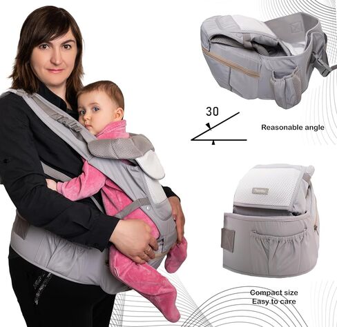 Baby Wrap Carries - Ergonomic Convertible Face-in and Face-out front and back Carry for Newborns and Older Babies - Baby Carrier for Newborn to Toddler with Lumbar Support 7-45 Pounds in Saudi Arabia