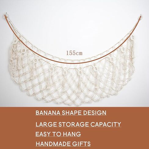 Stuffed Animal Hammock Corner Hanging Net Plush Toy Organizer Macrame Stuffed Animal Storage Display for Teddy Net Corner Toy Net for Bedroom-Khaki in Saudi Arabia