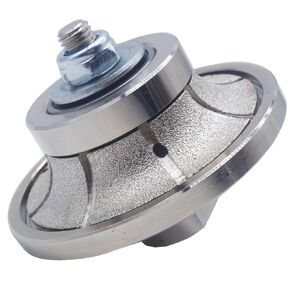 1/2 Inch Demi Bullnose Half Bullnose Coarse Vacuum Brazed Diamond Hand Profiler Router Bit Profile Wheel with 5/8-11 in Thread for Granite,Marble,Tile,Travertine,Concrete Countertop