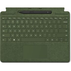 لوحة مفاتيح Microsoft Surface Pro Signature مع حزمة قلم رفيع 2، لوحة مفاتيح بلون الياقوت