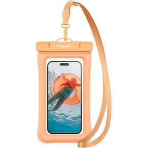 Spigen AquaShield Universal Waterproof Phone Pouch, Waterproof Phone Case, PVC Protective Dry Bag Cases with IPX8 A601 Compatible with iPhone, Galaxy, Google (Pack of 1) - Transparent Crystal Clear
