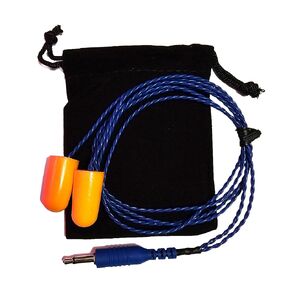 Racing Radio Earbuds, Next Generation 2X, Blue, with RaceDirect Earplugs, 56002CH