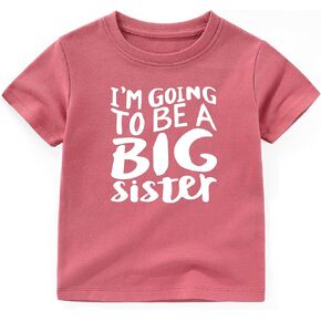 im Going to be a Big Sister Shirt for Girls Promoted to Big Sister Announcement Toddler Shirts Girls Outfit