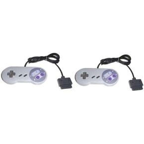 حزمة من وحدتي تحكم متوافقة مع حزمة التعبئة والتغليف الكبيرة Super Nintendo SNES المكونة من قطعتين in Kuwait