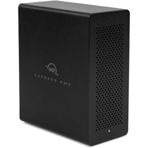 OWC Express 4M2 4-Slot M.2 NVMe SSD Enclosure w/ Thunderbolt3 Ports with SoftRaid XT