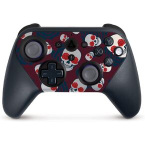 MightySkins Skin Compatible with Amazon Luna Controller - Skulls N Roses | Protective, Durable, and Unique Vinyl Decal wrap Cover | Easy to Apply, Remove, and Change Styles | Made in The USA