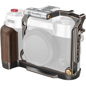 SmallRig Retro Cage for FUJIFILM X-T50, Aluminum Alloy Full Cage, with Quick Release Plate for Arca-Swiss and Cold Shoe Mount for Microphone and Light, with 1/4"-20 Threaded Holes - 4714