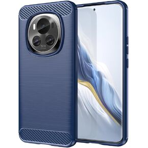 Ysnzaq Brushed Case for Honor Magic 6, Ultra Thin Rugged Shockproof Protective Phone Case for Honor Magic 6 AD Black