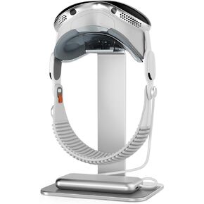 UPERGO Dock Stand for Apple Vision Pro, VR Headset Display Stand with Battery Holder