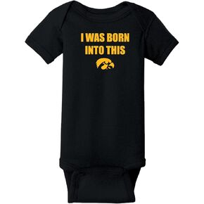 NCAA Born Into This, Team Color Infant Creeper Bodysuit, College, University