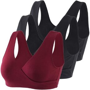Maternity Nursing Bra Wireless Cotton Breastfeeding Bra for Sleep