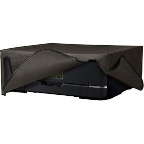 kwmobile Dust Cover Compatible with Epson Expression Photo XP-970 - Printer Case - Fabric Protector Cover - Dark Grey