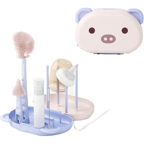 Travel Baby Bottle Brush Purple
