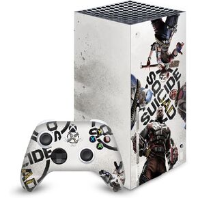 Head Case Designs Officially Licensed Suicide Squad: Kill The Justice League Poster Key Art Vinyl Sticker Gaming Skin Decal Cover Compatible with Xbox Series X Console and Controller Bundle