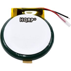 HQRP Battery +Wires compatible with PD3032 Garmin Forerunner 110 210 210W Approach S1 S1W S2 S3 S4 GPS Watch 3.7V 500mAh 361-00047-00 361-00064-00