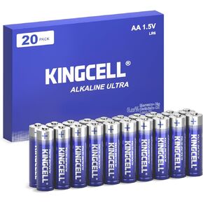 AA Batteries 20 Pack, High-Performance Double A Batteries with Ultra Long-Lasting, Leakproof 1.5V Alkaline Batteries 10-Year Shelf Life