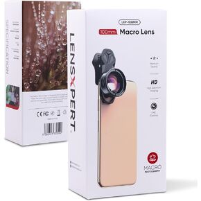 LensXpert® Professional Smartphone 100MM Macro Lens for Long Distance Shooting Smartphone 4K HD Phone Camera Lens No Distortion Blurry Background Compatible with iPhone 11/XS/XS Max/XR/X/8/8 Plus, Pix