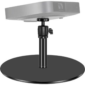 [All Metal/Super Stable]Desktop Projector Stand with Ballhead Adjustable Tilt Compatible with Nebula, XGIMI, BenQ, VANKYO, PVO, TMY, AuKing and Most LCD/DLP video projectors, Ideal for Home, Office