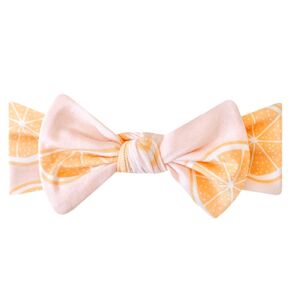 Copper Pearl Baby Bows: Stylish Headbands for Baby Girls, Premium Soft and Stretchy Baby Headbands, Perfect for Newborns, Trendy Designs - Clementine