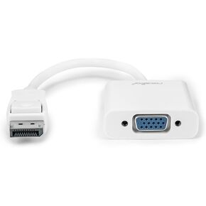 Rocstor DisplayPort to VGA Video Adapter Converter (Y10A102-W1),White