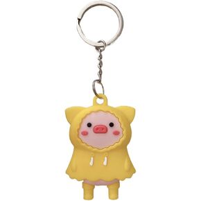 Case for Air Tag, Cute Cartoon Piggy Silicone Cover for AirTags Location Tracker