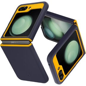 Caseology Nano Pop Silicone Case Compatible with Samsung Galaxy Z Flip 5 Case (2023) - Blueberry Navy