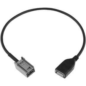 The Lord of the Tools USB Adapter Cable Replacement Compatible with Honda CIVIC/JAZZ/CR-V/CRZ/Costa/Account/Odyssey/Crosstour/Insight/Legend AUX USB Cable