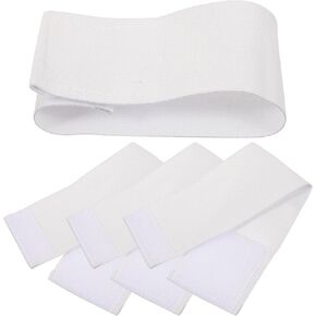 Armband Sports Captain 4pcs White Elastic DIY Blank Soccer Football Player Bands Team Sports Accessories Soccer Captain Armband