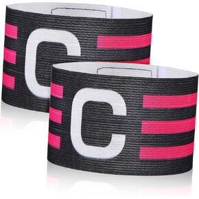 2 Pcs Football Captain Armband Sports Game Leader Armband Soccer Captain Armbands Elastic Arm Badge Leader Band Portable Sports Armbands Football Armband Utensils Aldult Nylon
