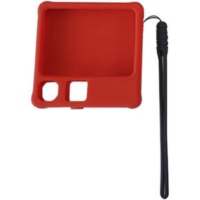 Protective Silicone Case for Rabbit R1, with Black Silicone Anti-lost Lanyard, Skin-Friendly Dirt and Shock Resistant Anti-Drop Sleeve (Black)