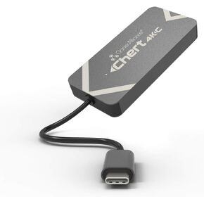 Chert 4KC, HDMI to USB-C Video Capture Dongle, Ultra Low Latency, Play Game Consoles on Laptop, Driver Free, 4K Input Supported.