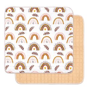 Baby Play Mats for Floor 50 x50 Thick Playpen Baby Mat for Playing Upgraded Anti-Slip Bottom Ultra Soft Cushioned Crawling Mat Padding Foam Playmats for Babies, Toddlers, and Infants (Floral)