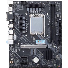 لوحة أم H610M PRO LGA 1700 Intel M-ATX H610 DDR4 (LGA 1700 Intel/ H610M M-ATX DDR4 M.2 NVME PCIe 4.0/ USB3.0 2.5GbE LAN لوحة أم للألعاب