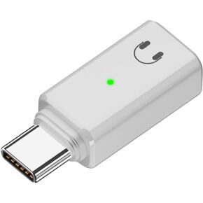 AuviPal USB C to Lightning Audio Adapter, USB C Male to Lightning Headphone Earphone Female Converter for iPhone 15 Series, iPad, Macbook and More Other Type C Devices